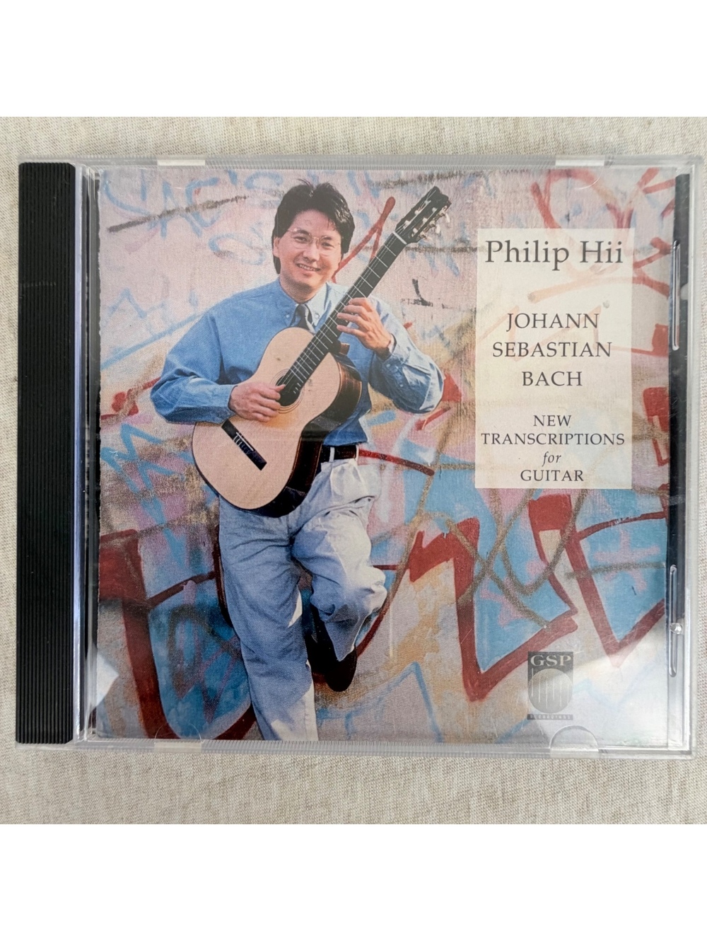 Philip Hii J.S. Bach New Transcriptions for Guitar CD GSP 1012CD 1995 Tested